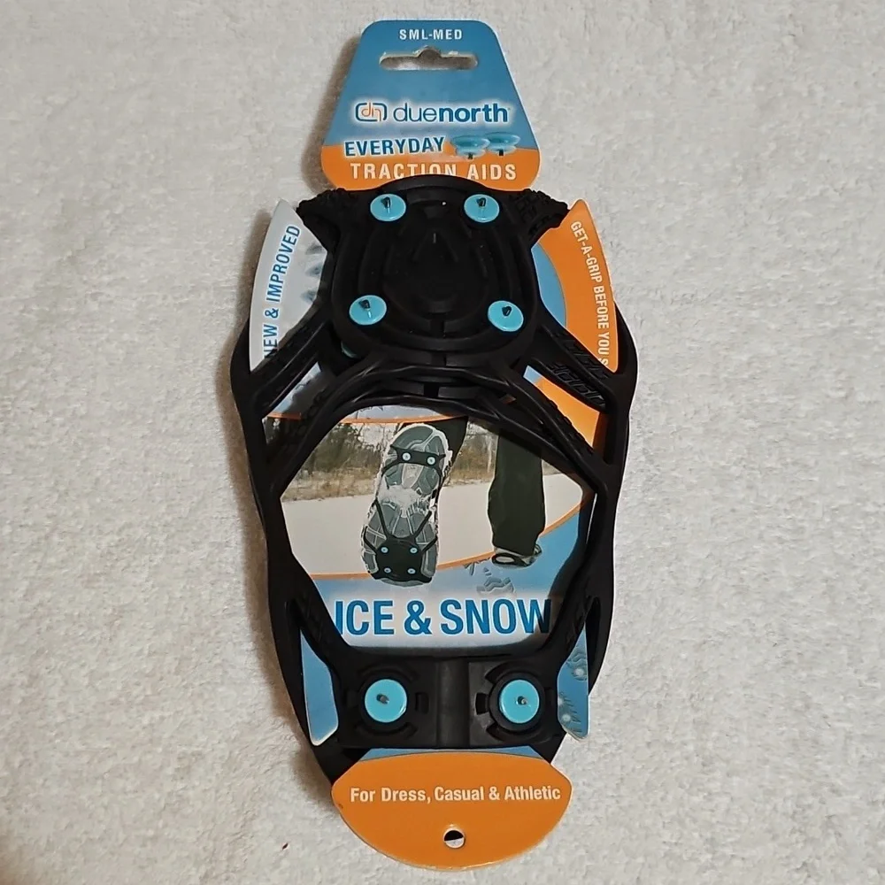 DueNorth Everyday Traction Aids Ice and Snow Size Small/Medium New - Picture 1 of 13